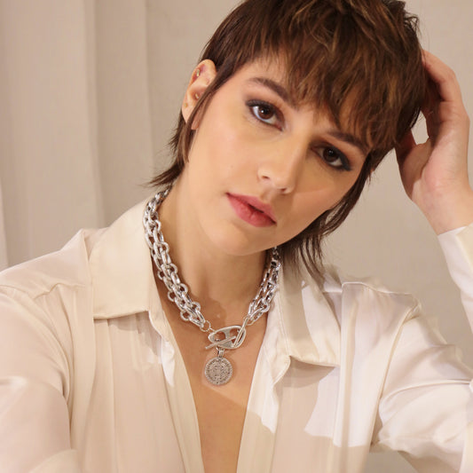 HERA NECKLACE SILVER