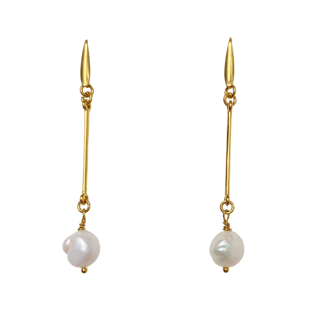 OCEANIDA PEARL MEDIUM EARRINGS