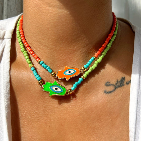 PATMOS EYE NECKLACE