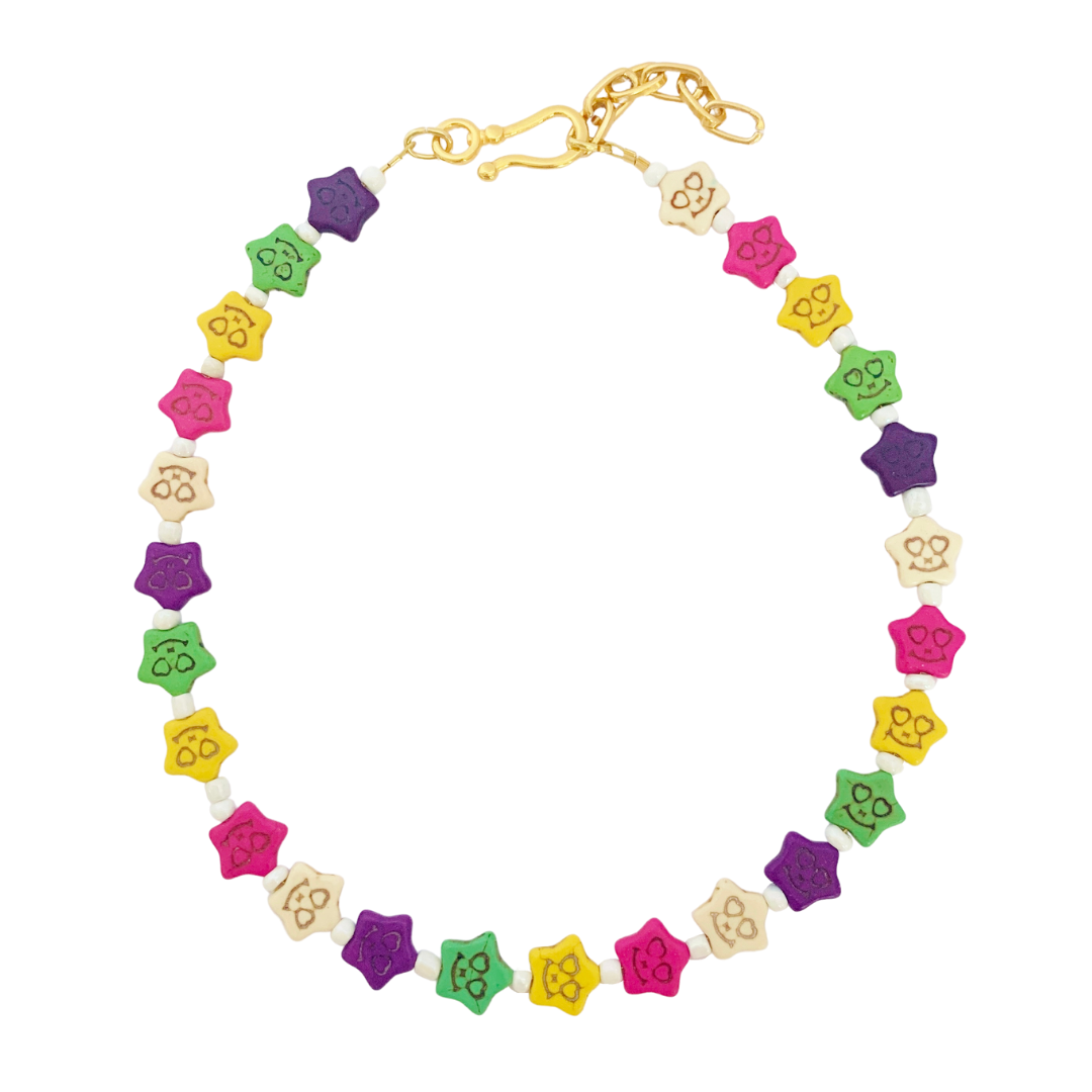 SMILEY FACE EMOJI NECKLACE