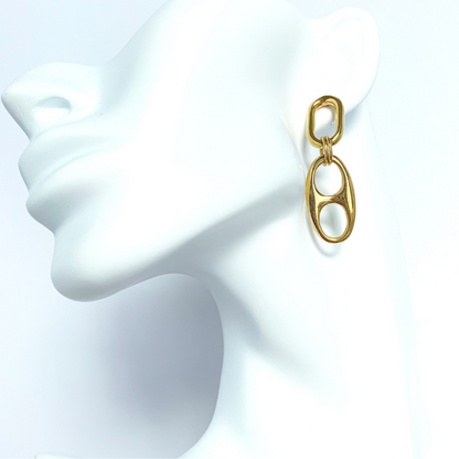 CALLIOPE 24K GOLD PLATED EARRINGS