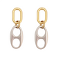 CALLIOPE 24K GOLD AND 999 SILVER PLATED EARRINGS