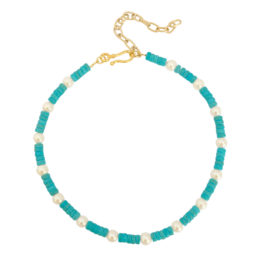 ROXANNE NECKLACE IN TURQUOISE